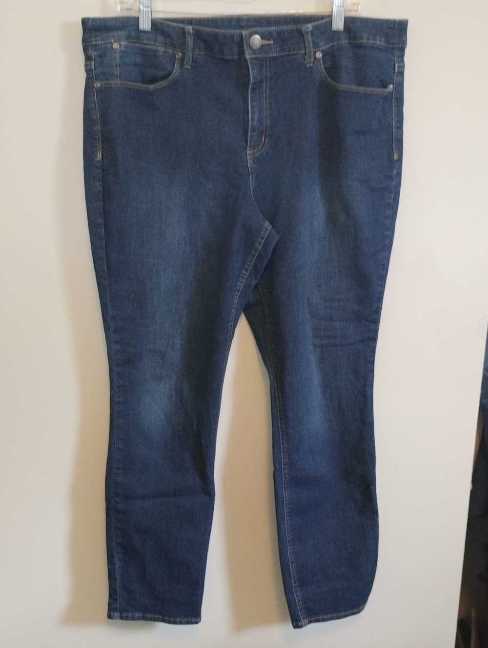 Christopher & Banks Dark Blue Straight Leg Jeans